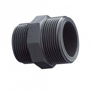 Ниппель клеевой ПВХ с наружной резьбой DN 110/90 x 2 1/2