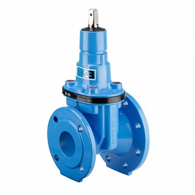 Задвижка Hawle 4150 E2 клиновая переходная PN 10 DN 200-100