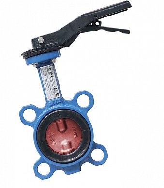 Затвор дисковый поворотный VPI4448-02EP Ду 100 Ру16 Tecofi