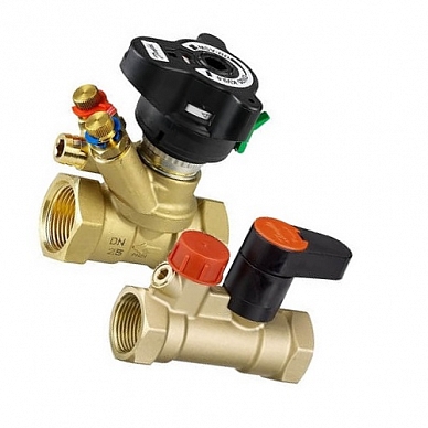 Комплект клапанов балансировочных MVT/MSV-S Ду 15 Ру20 ручной ВР/ВР Danfoss 003Z4151