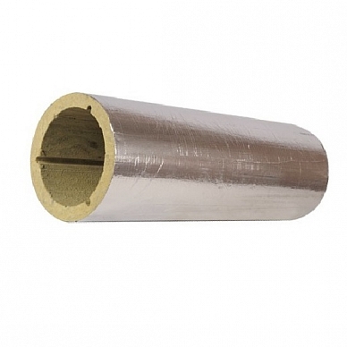 Цилиндр навивной кашированный фольгой минеральная вата Xotpipe SP 100 Alu SP 100 100/240 L=1м
