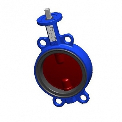 Затвор дисковый поворотный VPI4448-08EP Ду 100 Ру16 с редуктором Tecofi