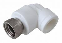 Угольник полипропиленовый с накидной гайкой PP-R d20х1/2